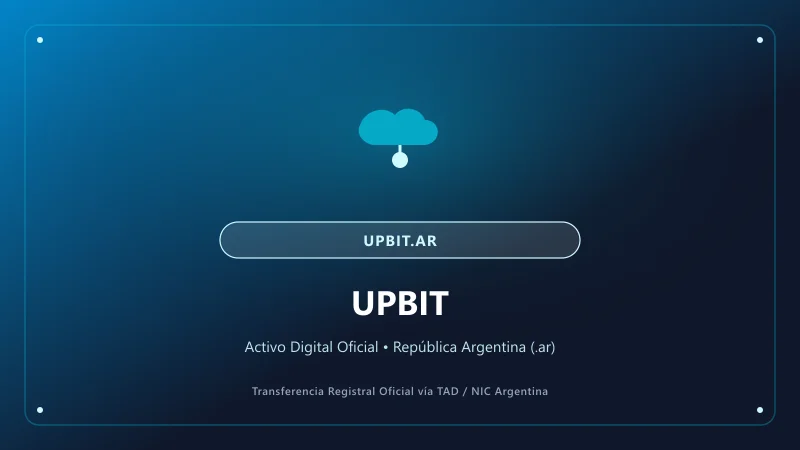 Composición visual de Upbit para el portal upbit.ar